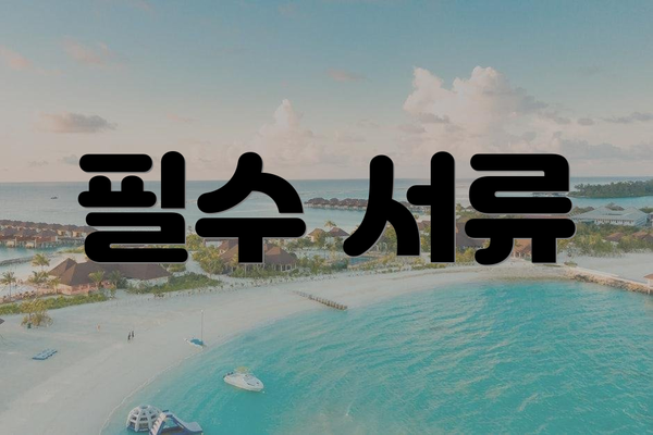필수 서류