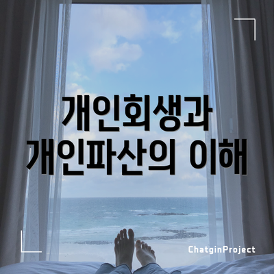 개인회생과 개인파산의 이해
