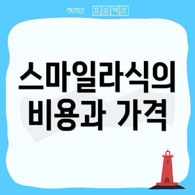 스마일라식의 비용과 가격