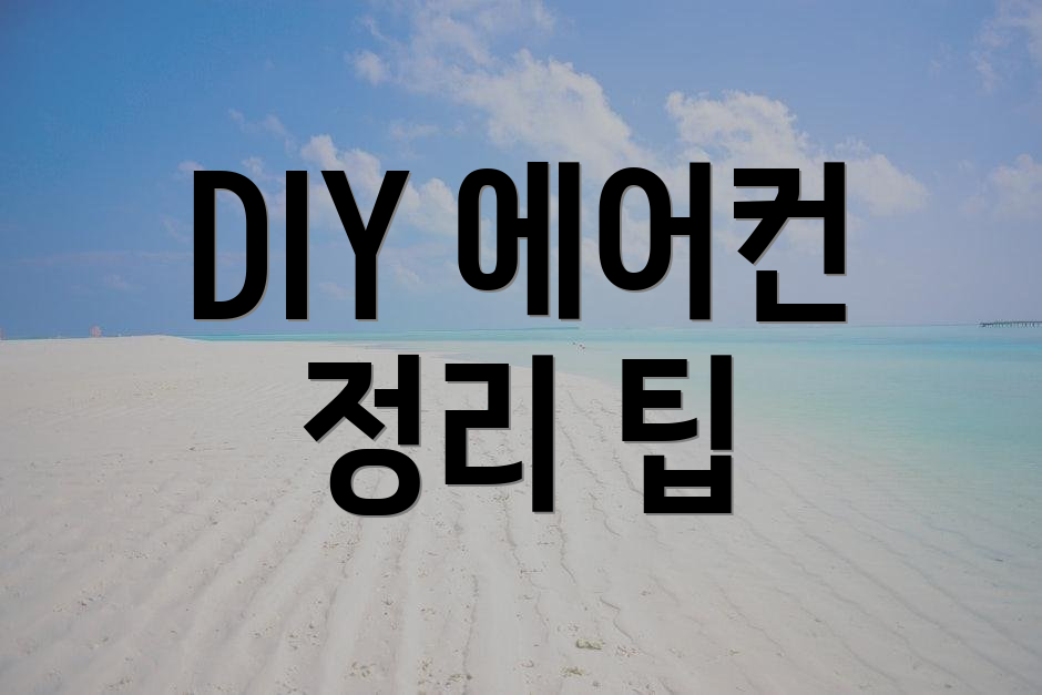 DIY 에어컨 정리 팁