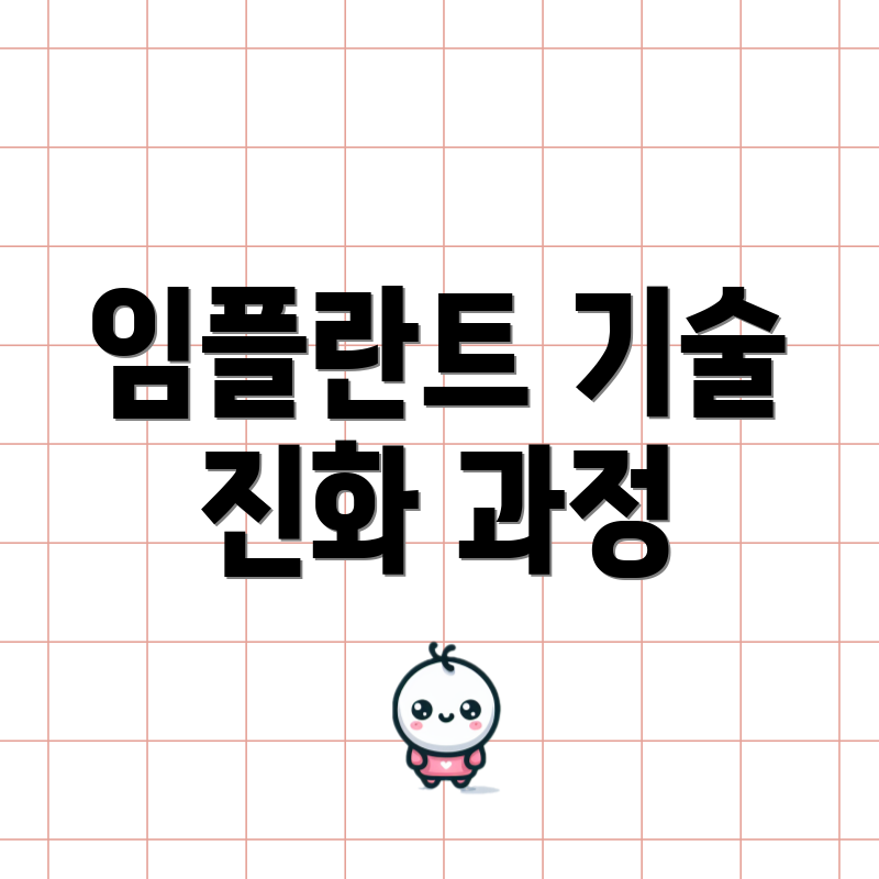 임플란트 기술 진화 과정