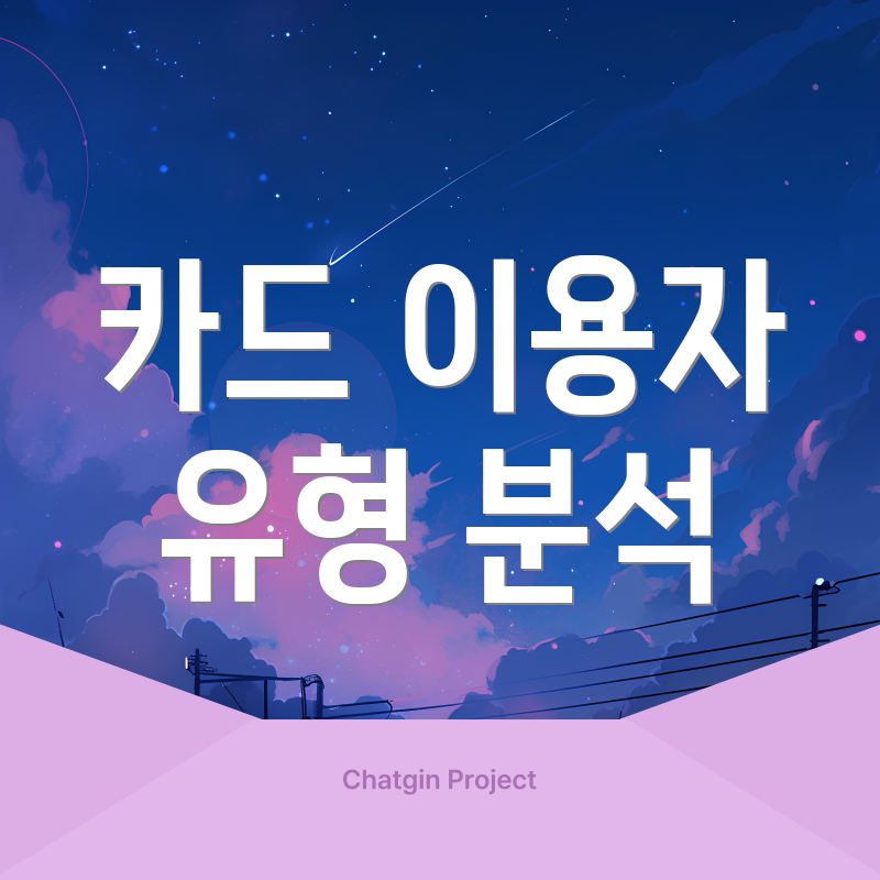 카드 이용자 유형 분석