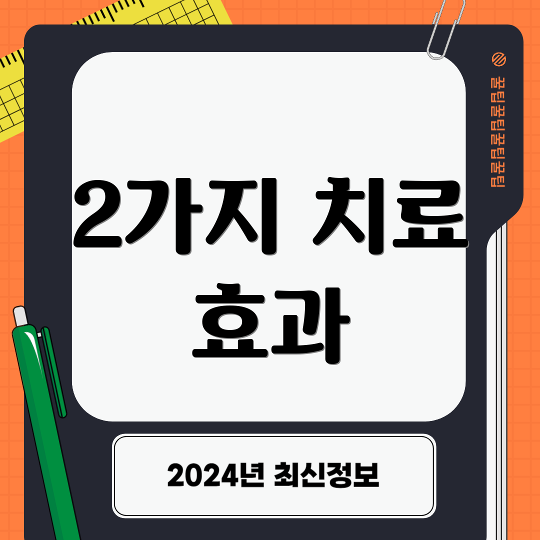 2가지 치료 효과