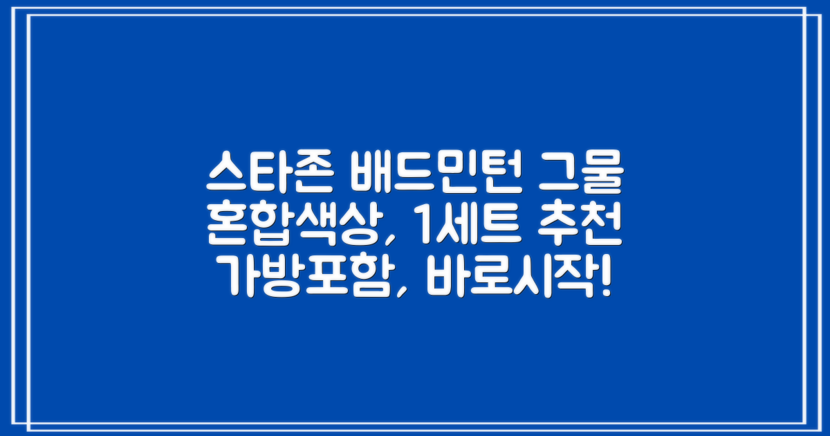 스타존 배드민턴 그물 네트 + 가방, 혼합색상, 1세트 추천 리뷰