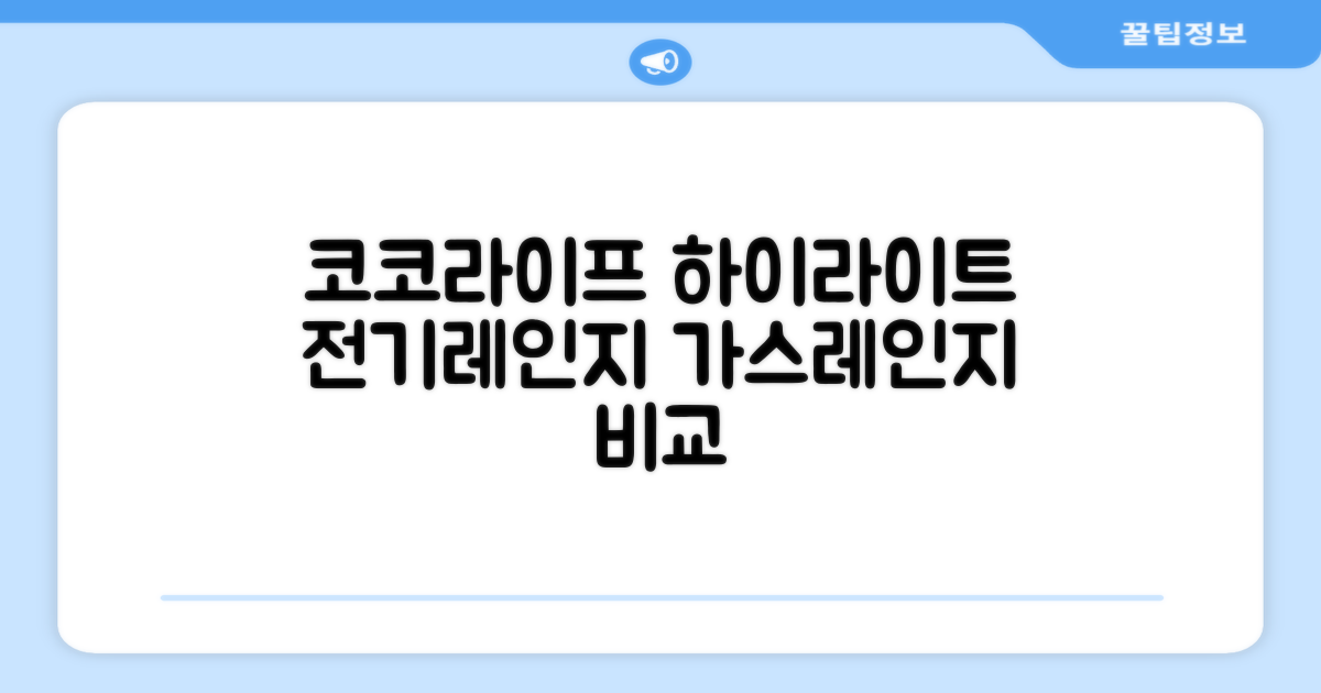 코코라이프 1구 하이라이트 전기레인지, DW-HL880, 일반형: 가스레인지와 성능 비교