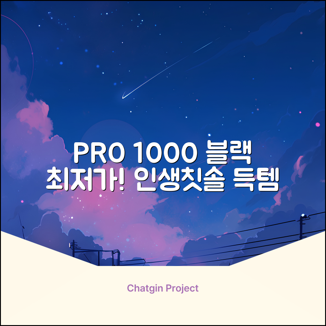 오랄비 전동칫솔, PRO 1000, 블랙, 1개 추천 리뷰