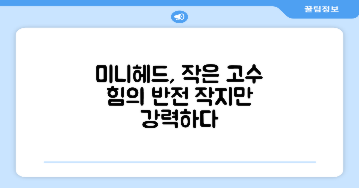 미니헤드, 작은 고수의 힘