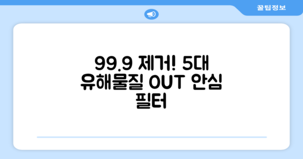5대 유해물질 99.9% 제거