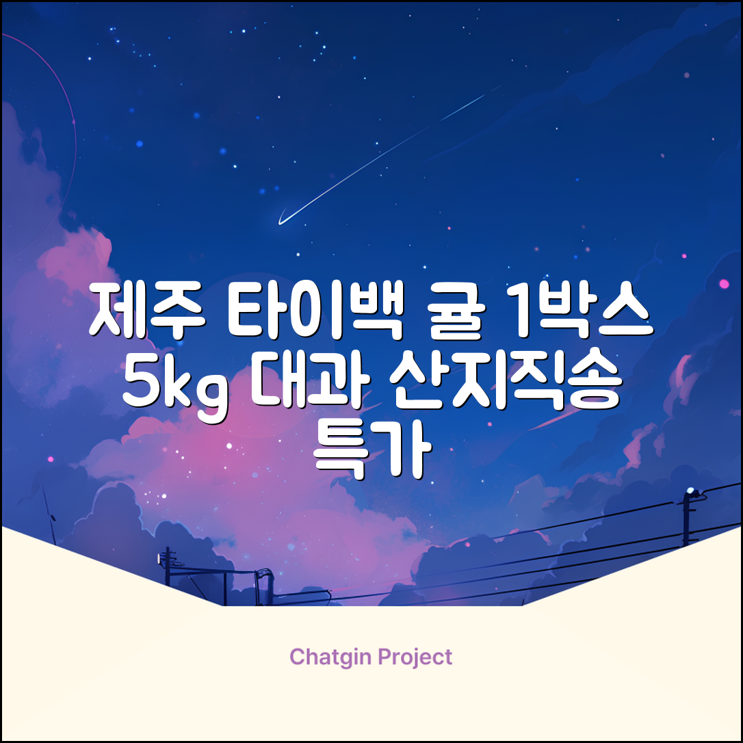[산지당도선별] 제주 명품 하우스 귤 타이백 감귤, 1박스, 5kg 대과 추천 리뷰