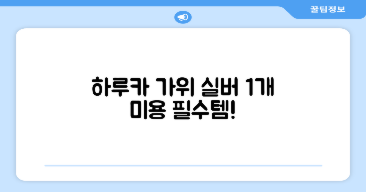 하루카 미용가위 세트, 실버, 1개 추천 리뷰