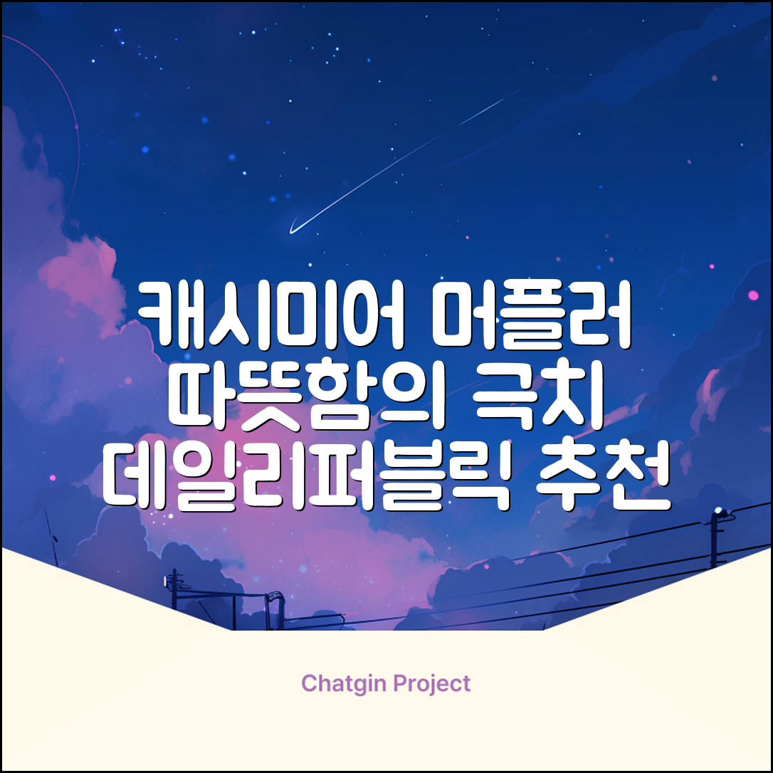 데일리퍼블릭 롱 캐시미어 머플러 목도리 넥워머 추천 리뷰