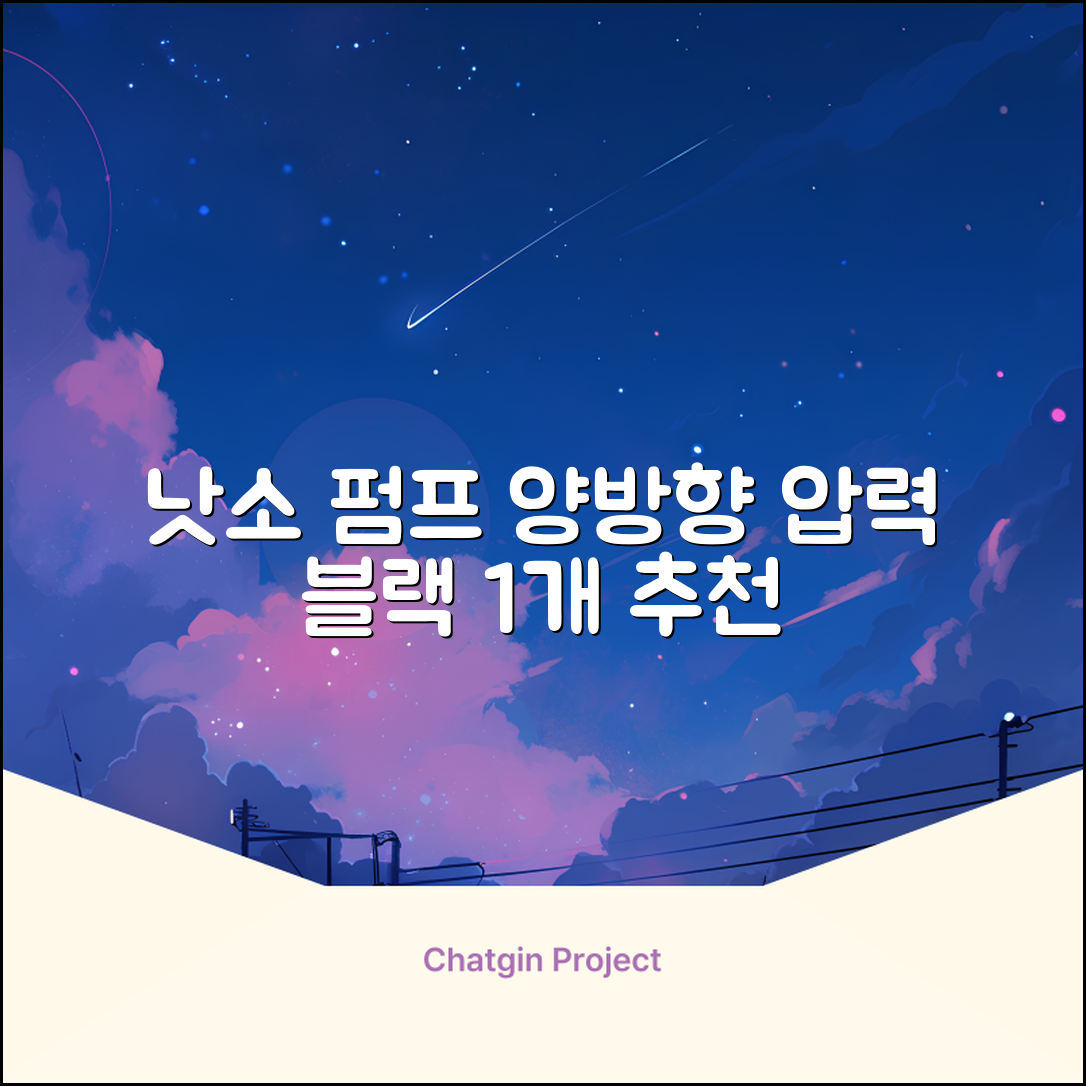 낫소 양방향 압력게이지 펌프, 블랙, 1개 추천 리뷰