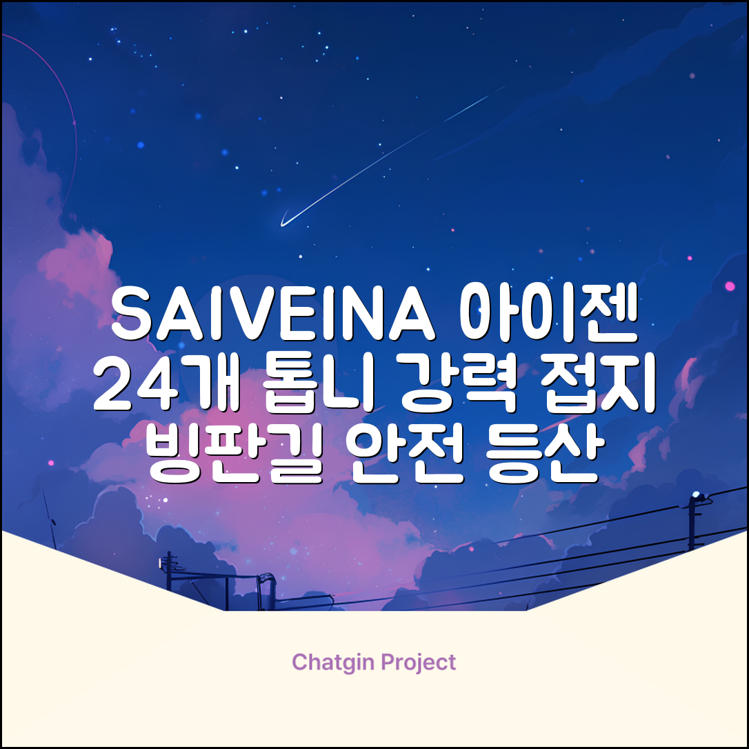 SAIVEINA 아웃도어 클라이밍 스파이크 그리퍼 스노우 슈즈용 등산 체인 아이젠 미끄럼 방지 등산화체인 논슬립 밴드형 남녀공용 빙판길아이젠 24개 톱니, 블랙 추천 리뷰