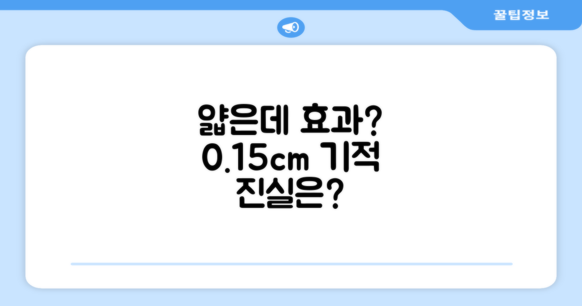 0.15cm, 얇은데 효과 있을까?