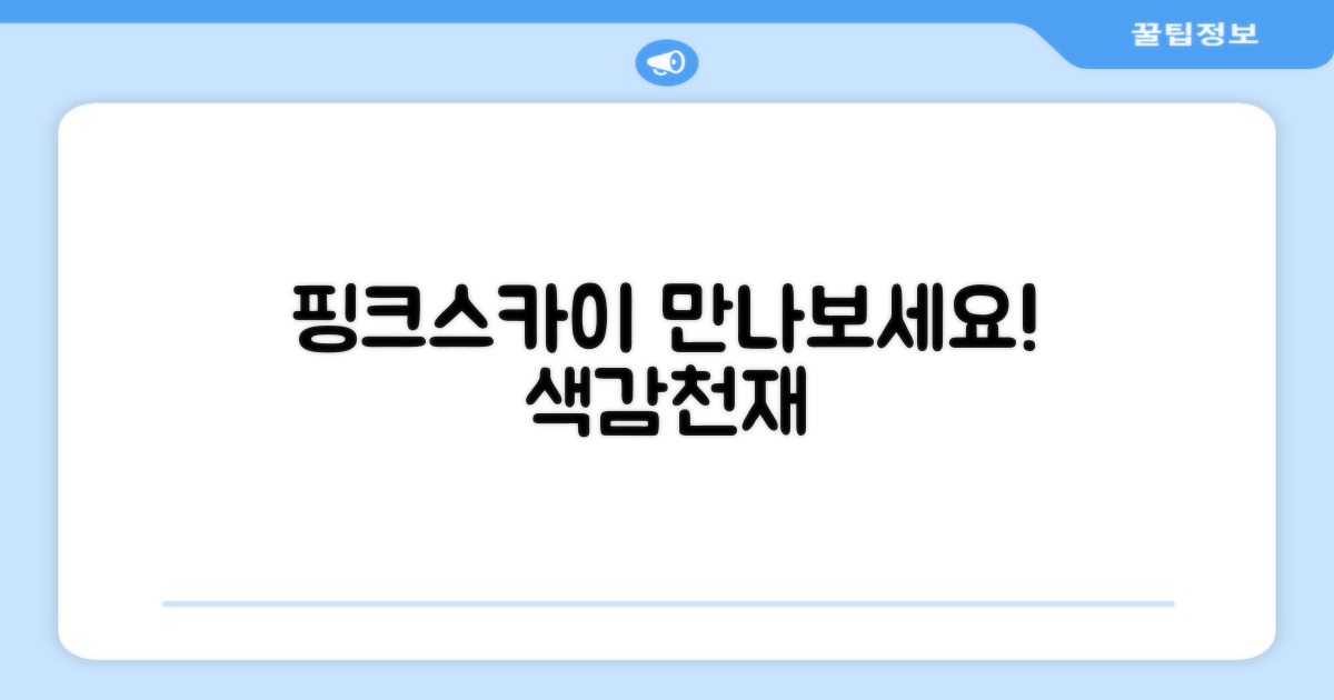 핑크&스카이블루, 만나보세요
