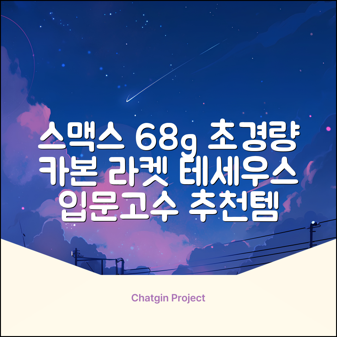 스맥스코리아 풀카본 초경량 배드민턴 라켓 68g, 테세우스 화이트, 1개 추천 리뷰
