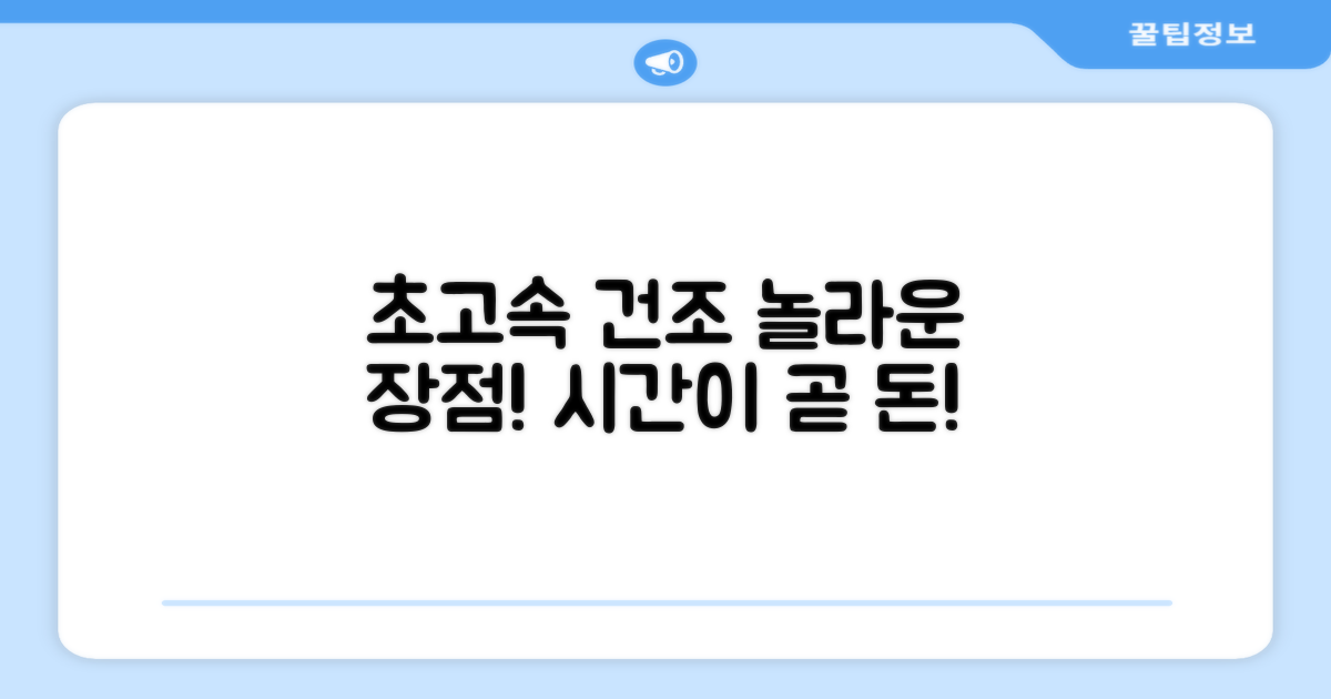 초고속 건조, 왜 중요할까?