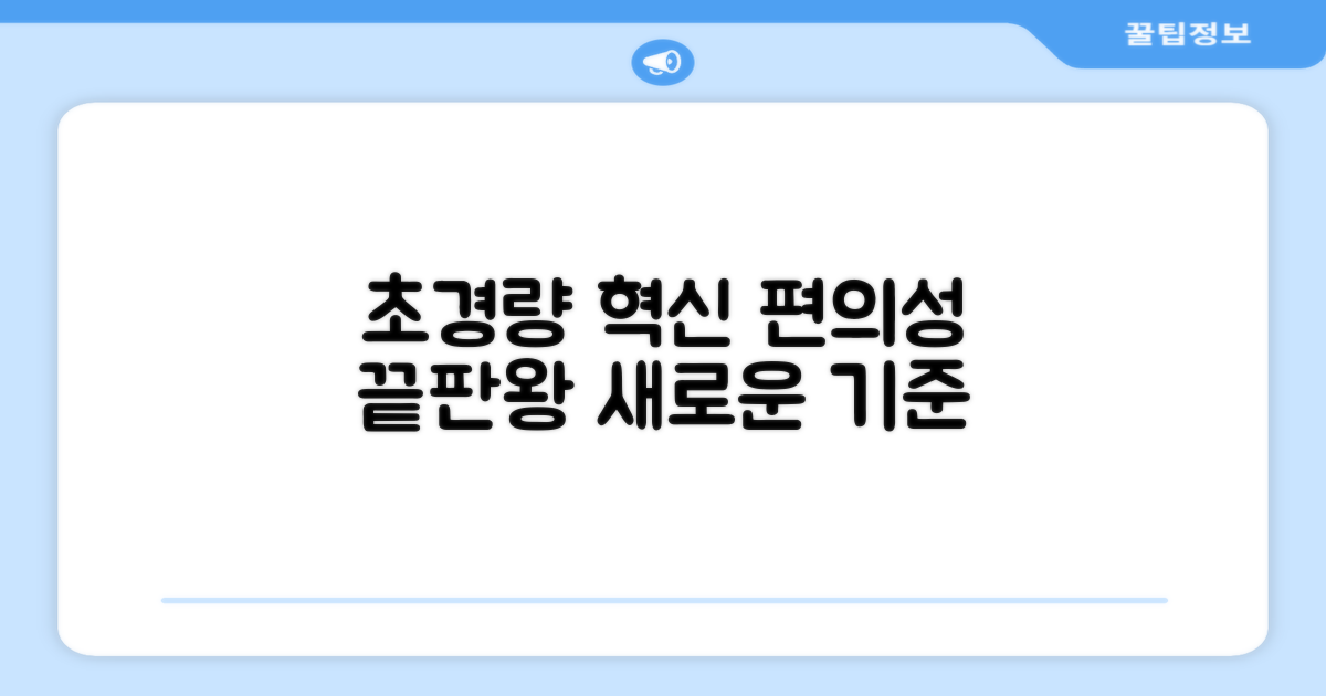 초경량, 편의성의 재정의