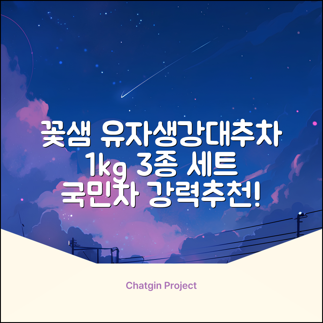 꽃샘 유자차S 1kg *생강차S 1kg *대추차 1kg, 1개, 1개 추천 리뷰