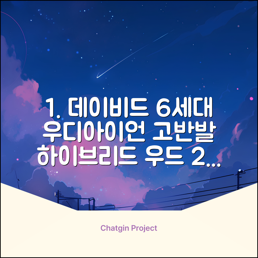 데이비드 신형 6세대 우디아이언 고반발 하이브리드 유틸리티 우드 + 자석티 2번 3번 4번 5번, SR, 23도 추천 리뷰