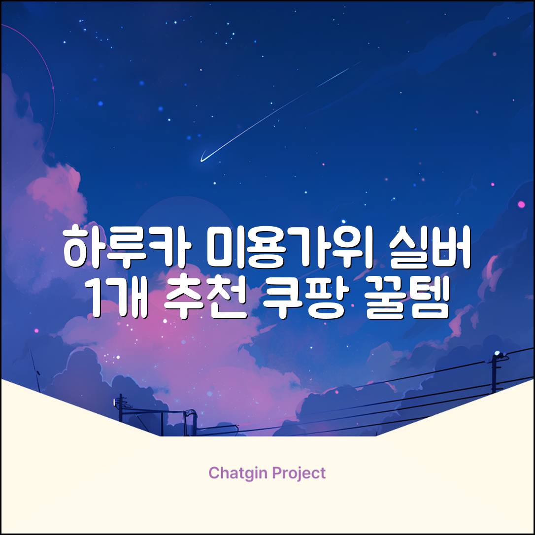하루카 미용가위 세트, 실버, 1개 추천 리뷰