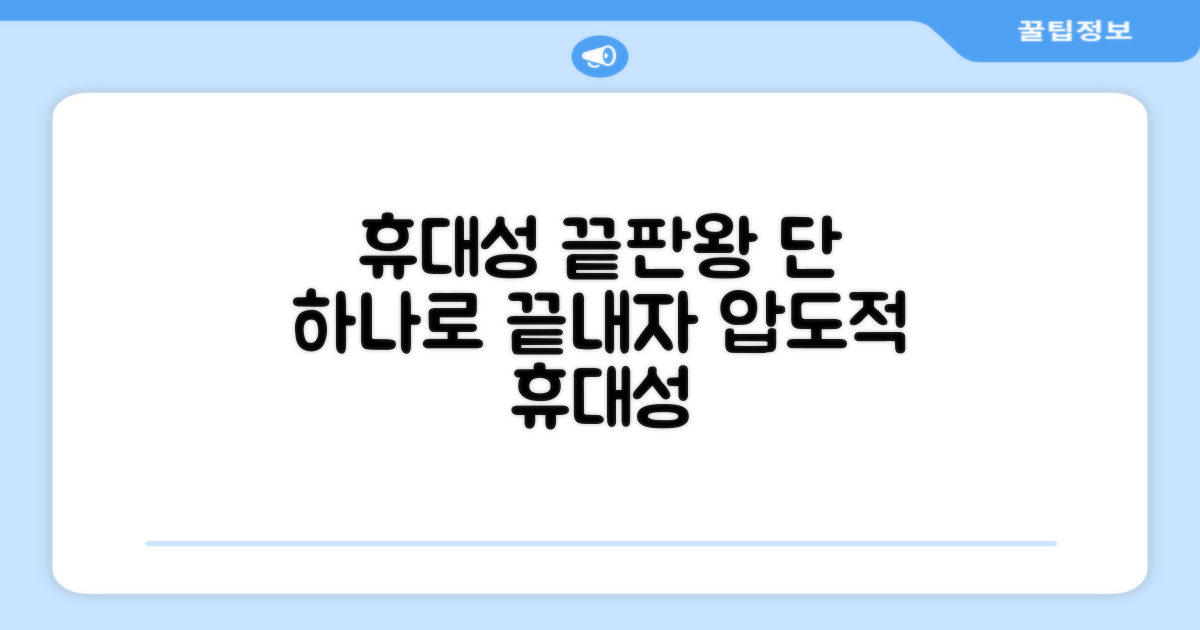 1가지 휴대성