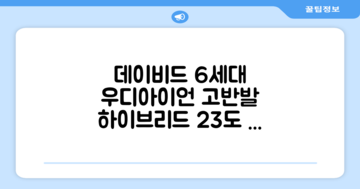 데이비드 신형 6세대 우디아이언 고반발 하이브리드 유틸리티 우드 + 자석티 2번 3번 4번 5번, SR, 23도 추천 리뷰