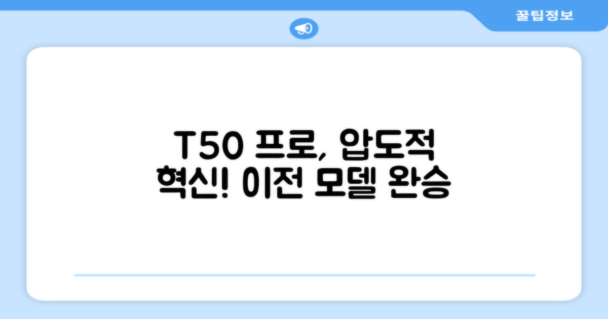 T50 프로, 이전 모델 대비 혁신