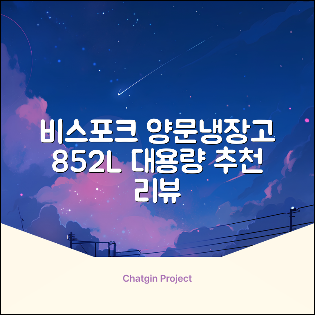[색상선택형] 삼성전자 비스포크 852L 2도어 양문형 냉장고 방문설치, RS84DB5002CW 추천 리뷰
